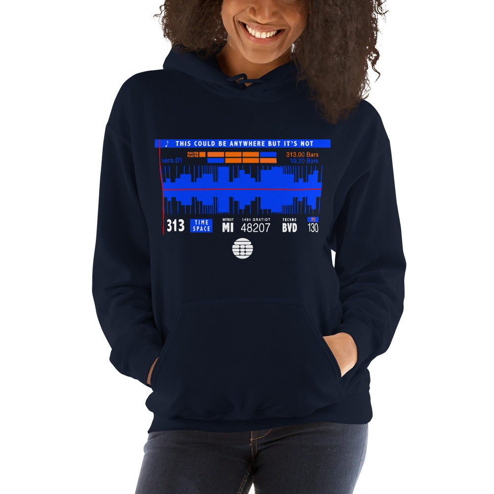 DERRICK MAY This Could be Anywhere Hoodie Heavy Blend
