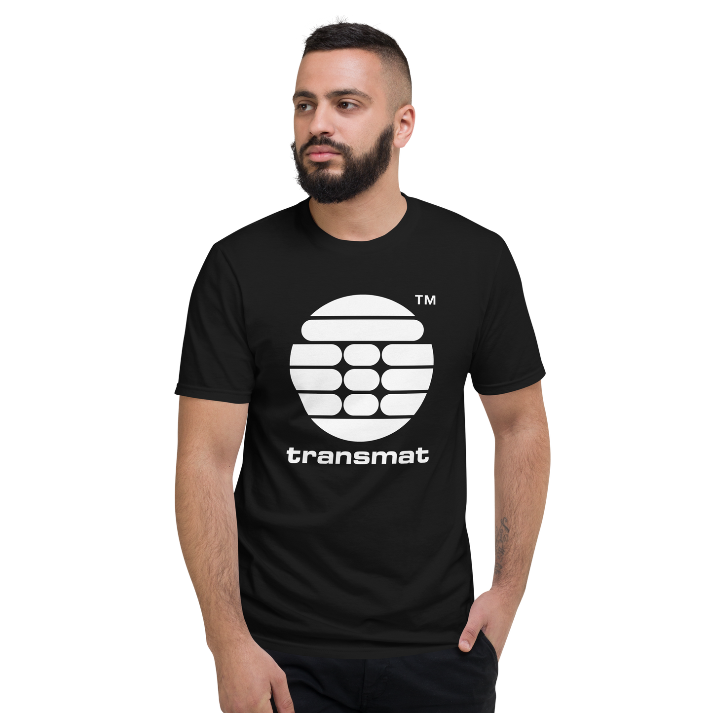 TRANSMAT OFFICIAL Classic Logo Short-Sleeve T-Shirt, light