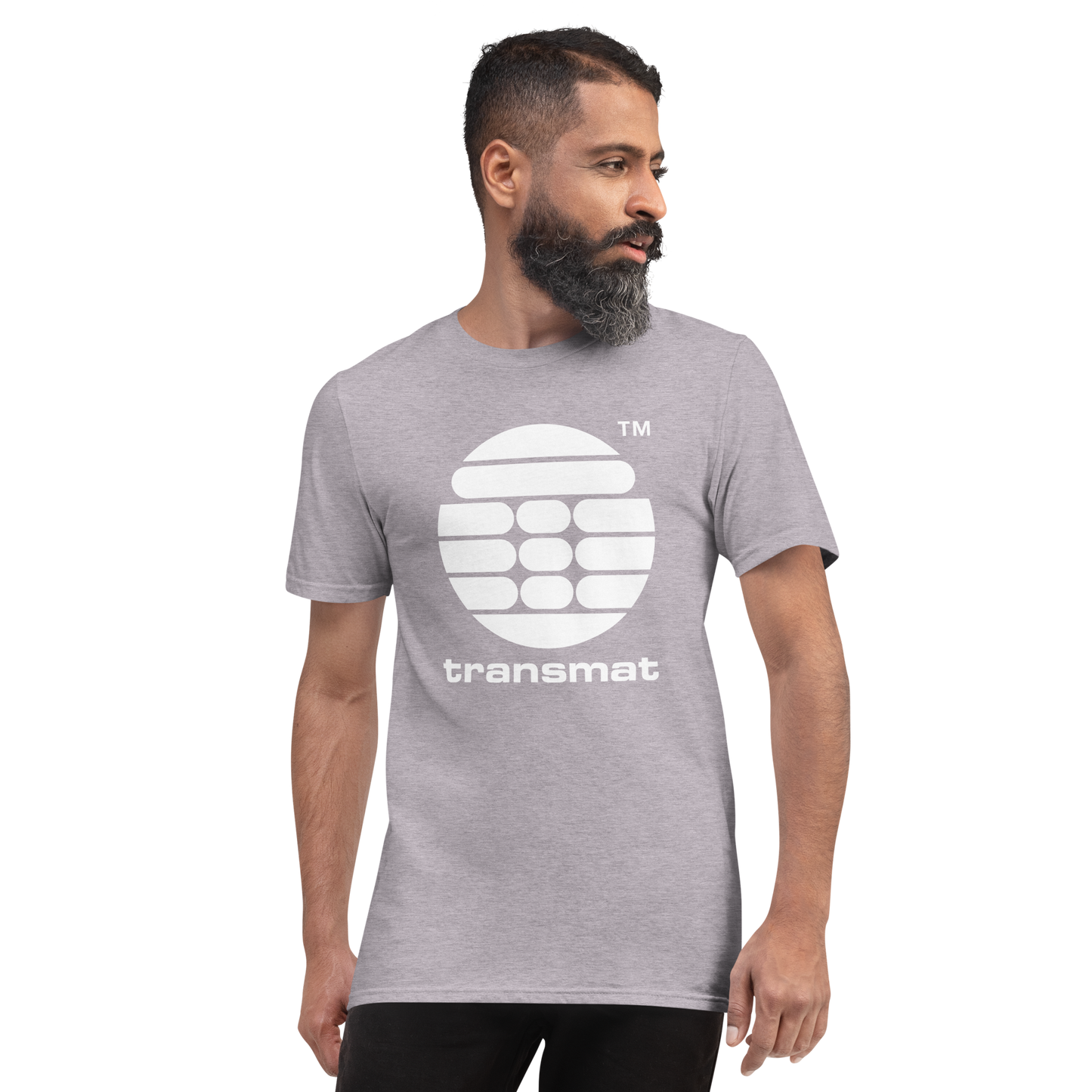 TRANSMAT OFFICIAL Classic Logo Short-Sleeve T-Shirt, light