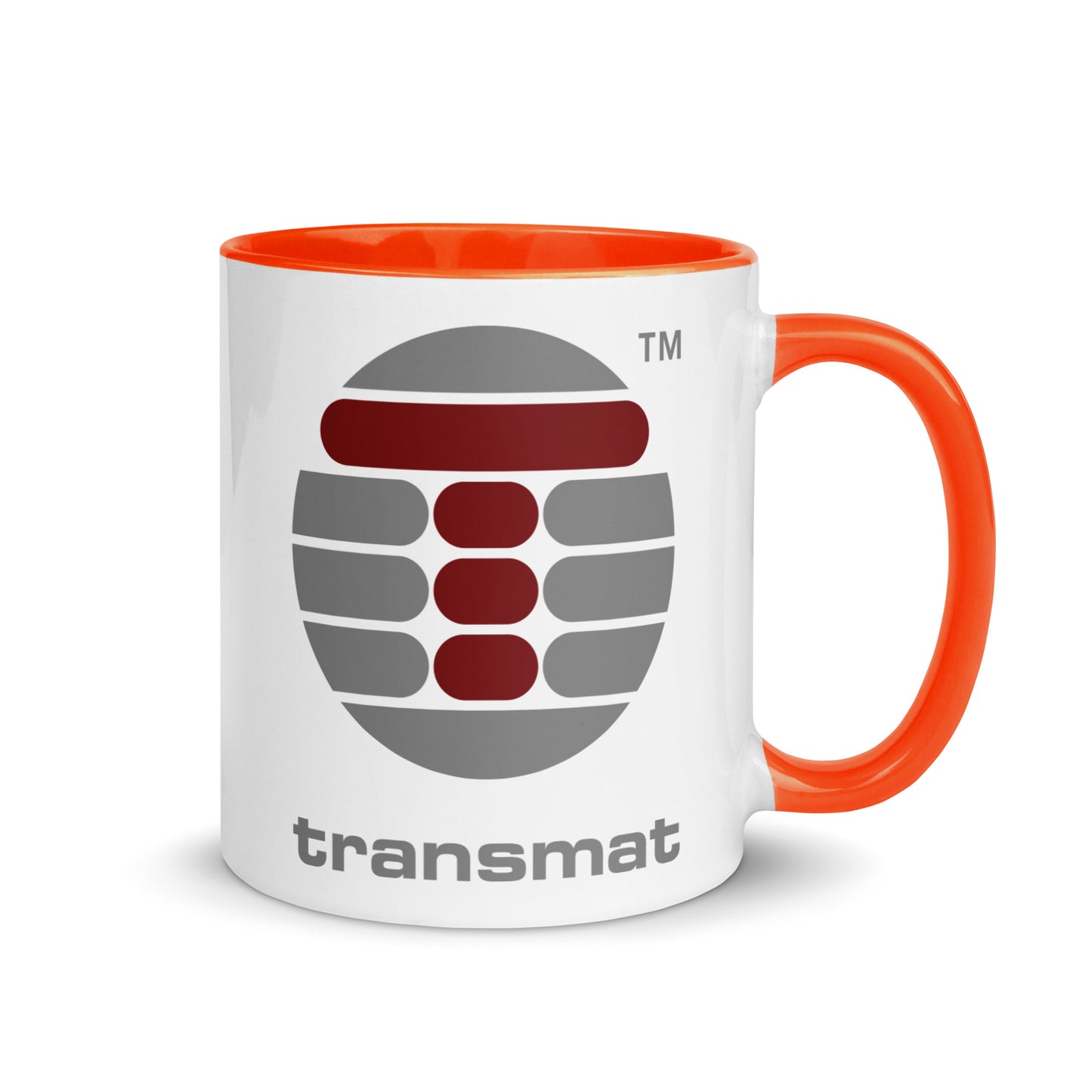 TRANSMAT OFFICIAL Two Color Ceramic Mug with Color Inside