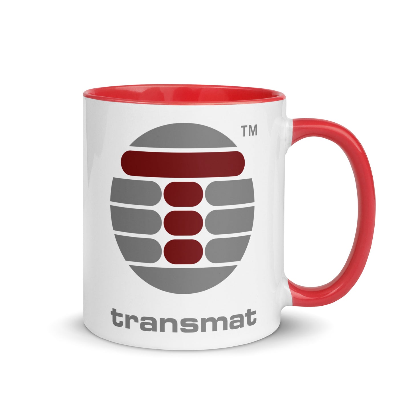 TRANSMAT OFFICIAL Two Color Ceramic Mug with Color Inside